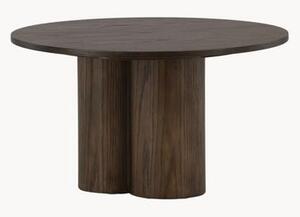 Kulatý dřevěný konferenční stolek Olivia