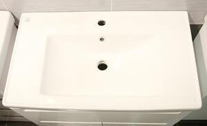 Kingsbath Eliba II 80 koupelnová skříňka s umyvadlem, závěsná