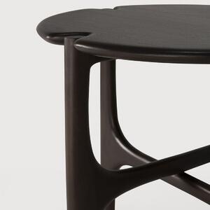 Ethnicraft designové odkládací stolky Mahogany PI Dark Brown Side Table