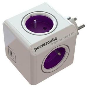 Allocacoc PowerCube Original USB fialová