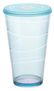 TESCOMA pohár s víčkem myDRINK 600 ml, modrá