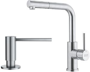 Sada kuchyňská baterie Franke Smart Glenda 115.0706.986, dávkovač tekutin Franke Atlas 112.0717.084