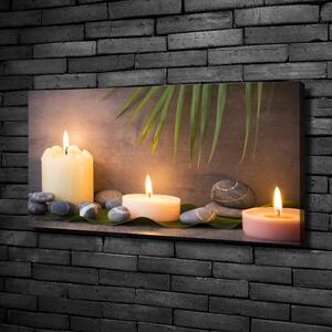 Moderní fotoobraz canvas na rámu Plající svíce oc-83368603