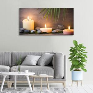 Moderní fotoobraz canvas na rámu Plající svíce oc-83368603