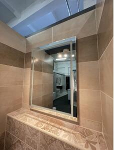 Kingsbath Arizona SQ 60 koupelnové zrcadlo s LED podsvícením