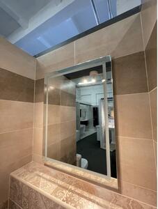Kingsbath Arizona SQ 60 koupelnové zrcadlo s LED podsvícením