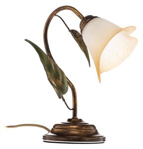 Stolní lampa Miranda jeden zdroj, bronz