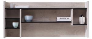 Prodloužení psacího stolu Legimi LG11, Barva: černý / dub + béžový 5903211039836