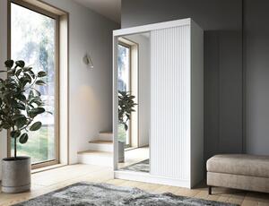 Zrcadlová skříň s posuvnými dveřmi 120 cm SELIORA - bílá