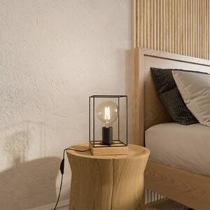 Envostar Gretter stolní lampa, kov/dubové dřevo