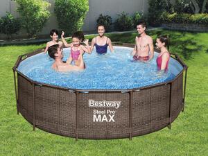 Bestway Bazén Steel Pro Max™ DELUXE SERIES™ s filtračním zařízením a schůdky, Ø 3,66 x 1 m (100338631)