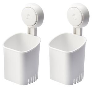 LIVARNO home Držák na mýdlo / Kelímek / Sada háčků, 2dílná (kelímek bílá) (100359590006)