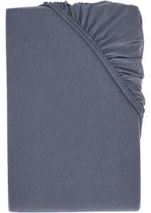 Livarno home Žerzejové napínací prostěradlo, 140–160 x 200 cm (modrá) (100392641004)