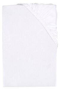 Livarno home Žerzejové napínací prostěradlo, 90–100 x 200 cm (bílá) (100392606001)