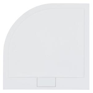 Besco Čtvrtkruhová akrylátová sprchová vanička AXIM HR 80x80 (90x90) UltraSlim Rozměry (cm): 80x80