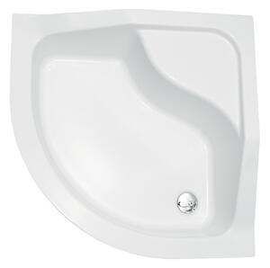 Besco Čtvrtkruhová akrylátová sprchová vanička OLIVER I HR 80x80 (90x90) Rozměry (cm): 80x80