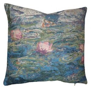 Gobelínový povlak na polštář - Nymphéas by Monet