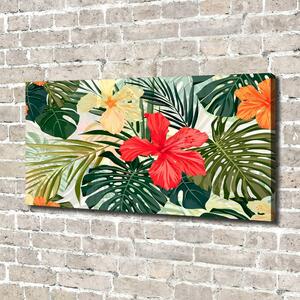Moderní obraz canvas na rámu Havajské květiny oc-84089036