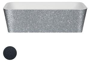 Besco Deskové umyvadlo z litého mramoru Assos Glam G UM D 52x41x15 cm