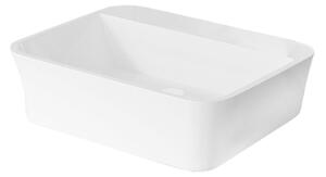 Besco Deskové umyvadlo z litého mramoru Assos S-Line UM D 51x41x15 cm, bez otvoru pro baterii