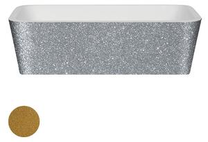 Besco Deskové umyvadlo z litého mramoru Assos Glam Z UM D 52x41x15 cm