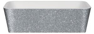 Besco Deskové umyvadlo z litého mramoru Assos Glam S UM D 52x41x15 cm