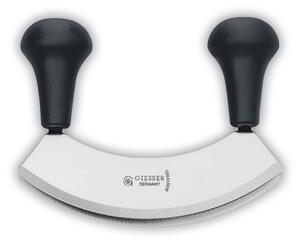 Giesser Messer, Nůž kolébkový dvojitý 22 cm - černý