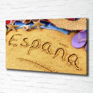Foto obraz na plátně Španělský nápis oc-84923238