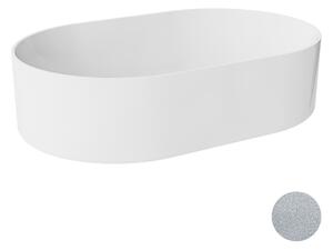Besco Deskové umyvadlo z litého mramoru Lova Glam S UM D 53x34 cm