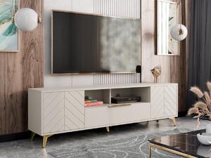 TV Stolek/Skříňka Siprynt 2D1SZ, Barva: pískově béžová 5903211330674