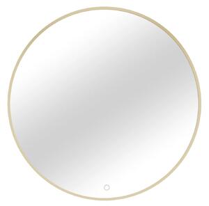 Kulaté zrcadlo SOL s LED osvětlením - zlaté