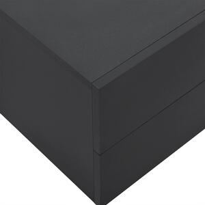 Závěsný noční stolek - černý