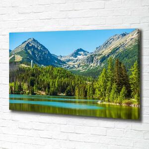 Foto obraz na plátně Jezero v horách oc-85133494