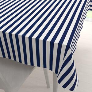 Biante Bavlněný obdélníkový ubrus Sandra SA-619 Modro-bílé námořnické pruhy 50x100 cm