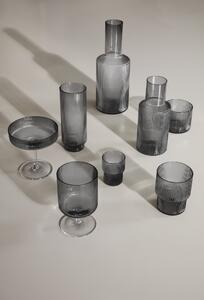 Ferm Living designové sklenice na vodu Ripple Small Glasses