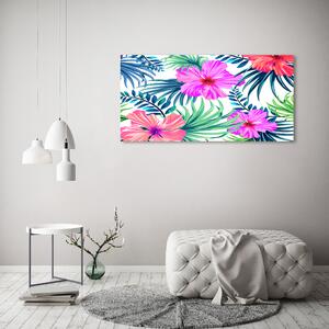 Foto obraz na plátně do obýváku Havajské květiny oc-85241355