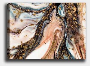 Wallity Obraz LEOCADIA 50x70 cm růžový/zlatý