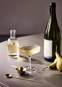 Ferm Living designové sklenice na šampaňské Ripple Champagne