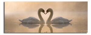 Wallity Obraz SWANS 30x90 cm béžový