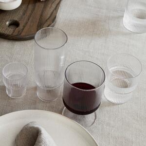 Ferm Living designové sklenice na víno Ripple Wine Glasses