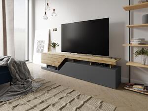 TV skříňka Bekas 200, Barva: Antracit / Wotan 5903211359385