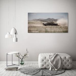 Foto obraz na plátně Tank na poušti oc-85502732