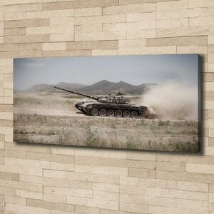 Foto obraz na plátně Tank na poušti oc-85502732