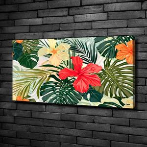 Foto obraz na plátně do obýváku Havajské květiny oc-85640052
