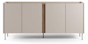 Komoda v dekoru dubu v krémovo-přírodní barvě 180x82x40 cm Lucile – Marckeric