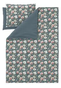 Livarno® Saténové ložní povlečení, 240 x 220 cm, 70 x 90 cm (květiny/zelená) (100399546001)