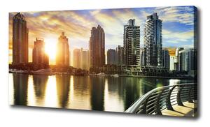 Foto obraz na plátně Dubai západ slunce oc-86065088