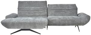 ROHOVÁ SEDAČKA, textil, šedá Dieter Knoll - Sedací soupravy