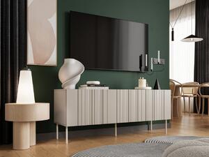 TV skříňka/stolek Mlerk 150 3D, Barva: matná béžová 5903211372735