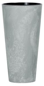 Kvetináč s vložkou TUBUS Slim Beton 150x286 mm, vzhľad betón